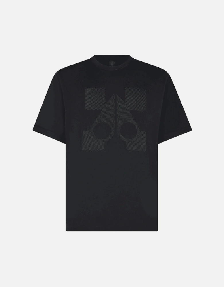 Finchley Holographic Logo Black T-Shirt