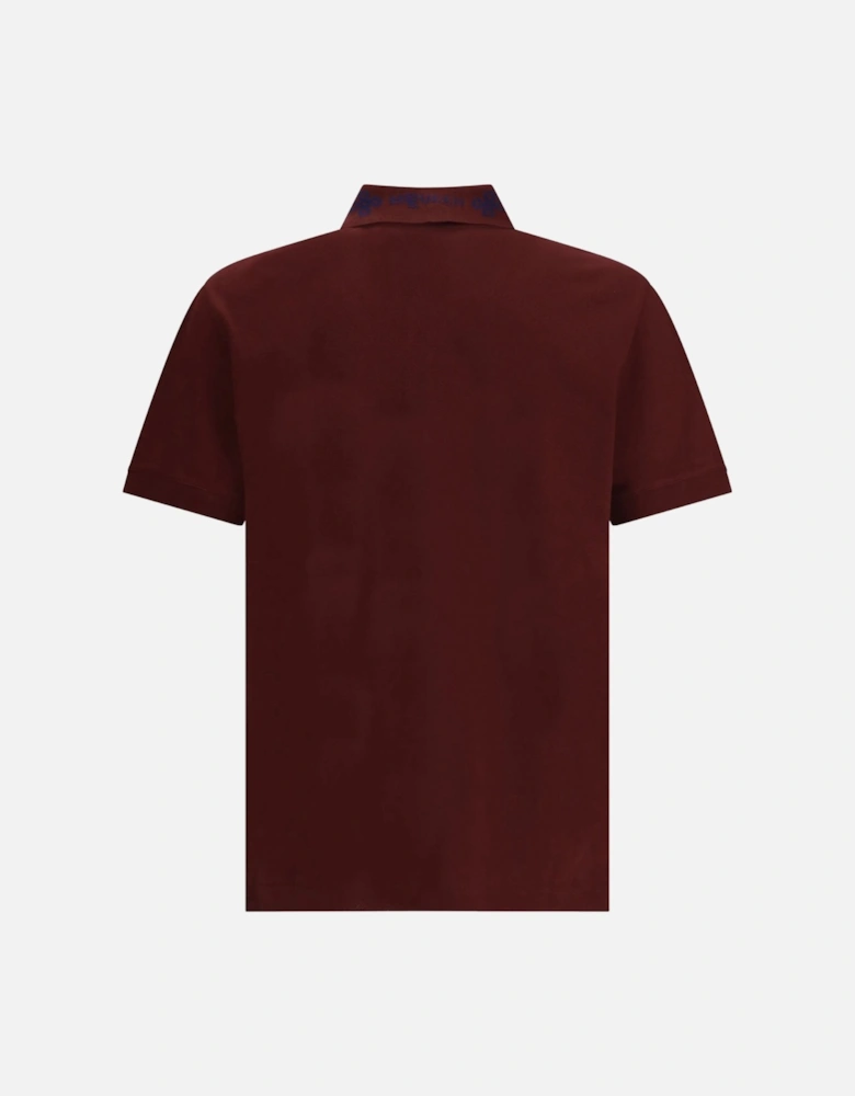 JACQUARD COLLAR POLO