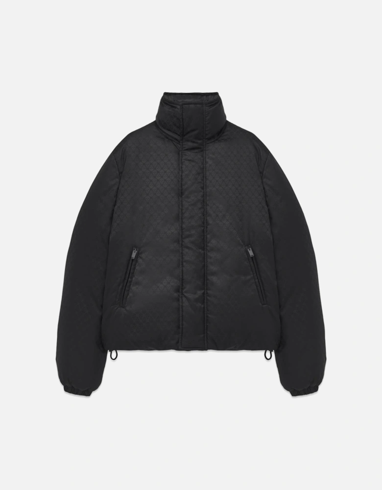 NYLON SKULL JACQUARD JACKET