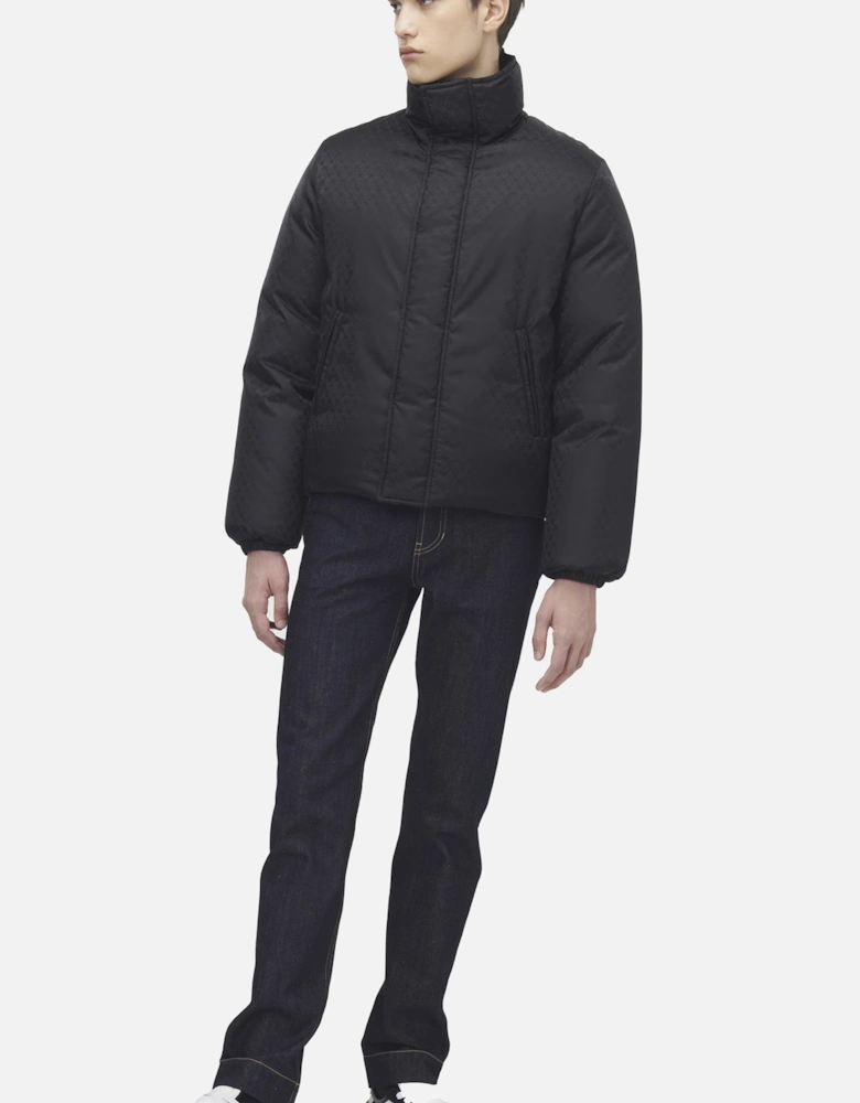 NYLON SKULL JACQUARD JACKET