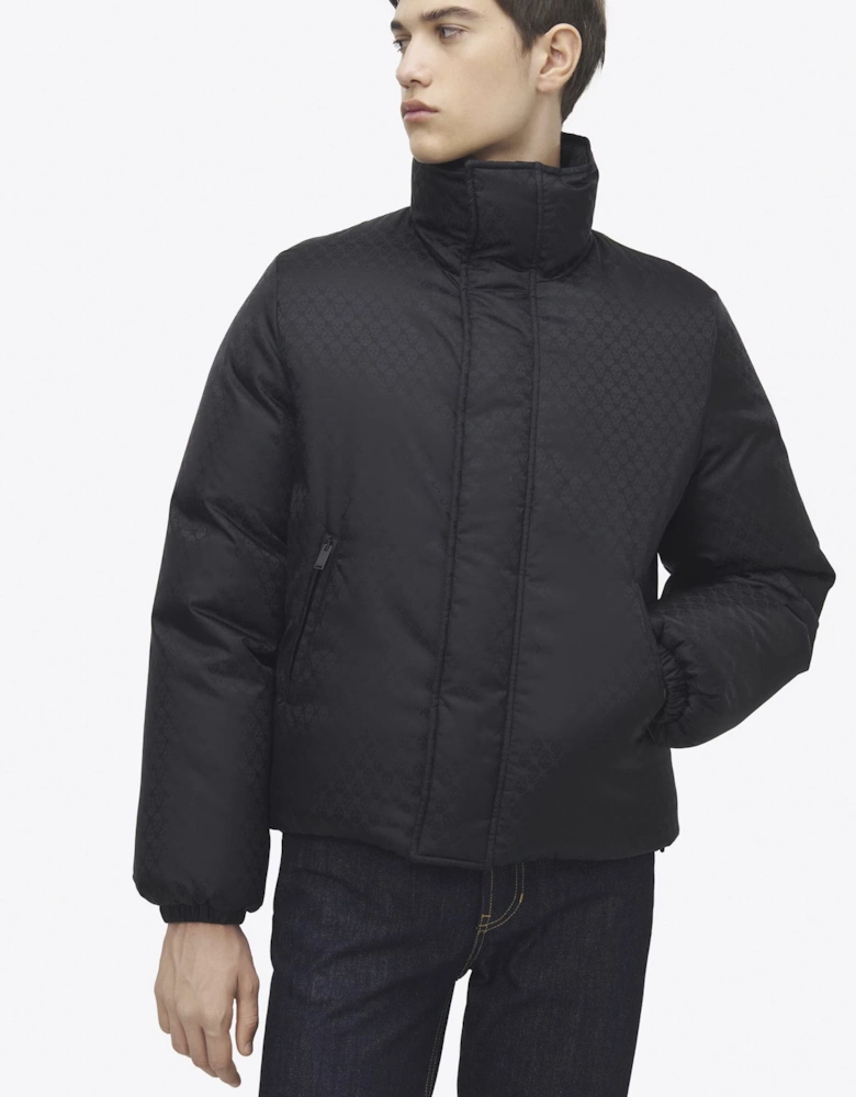 NYLON SKULL JACQUARD JACKET