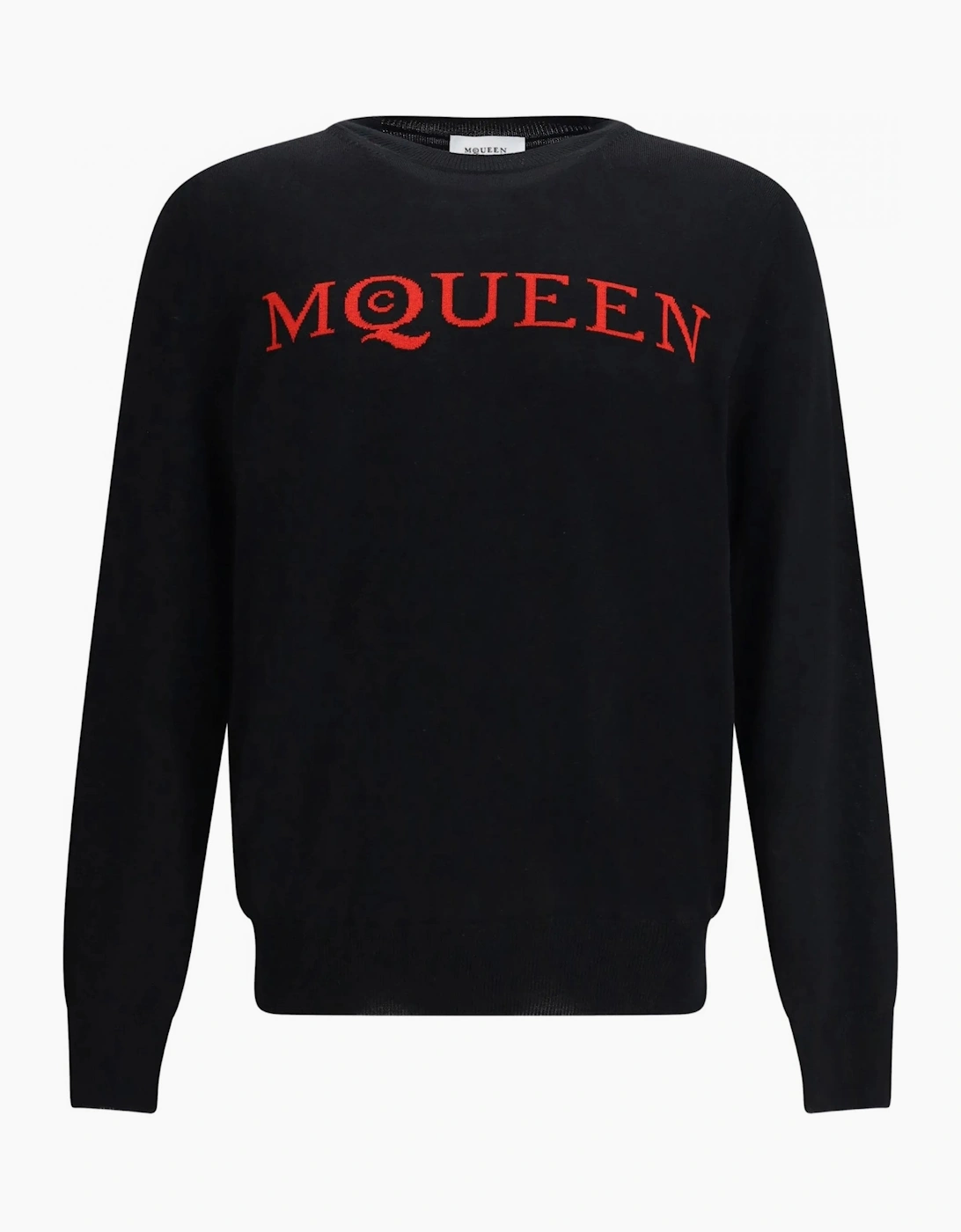Alexander Mcqueen Men's Fine Merino Intarsia Sweater Black - Size: 38