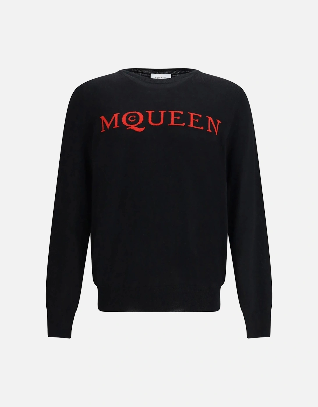 Fine Merino Intarsia Sweater Black, 3 of 2