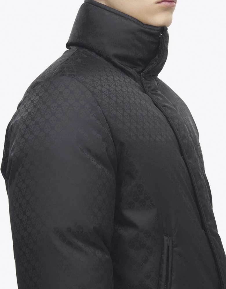 NYLON SKULL JACQUARD JACKET