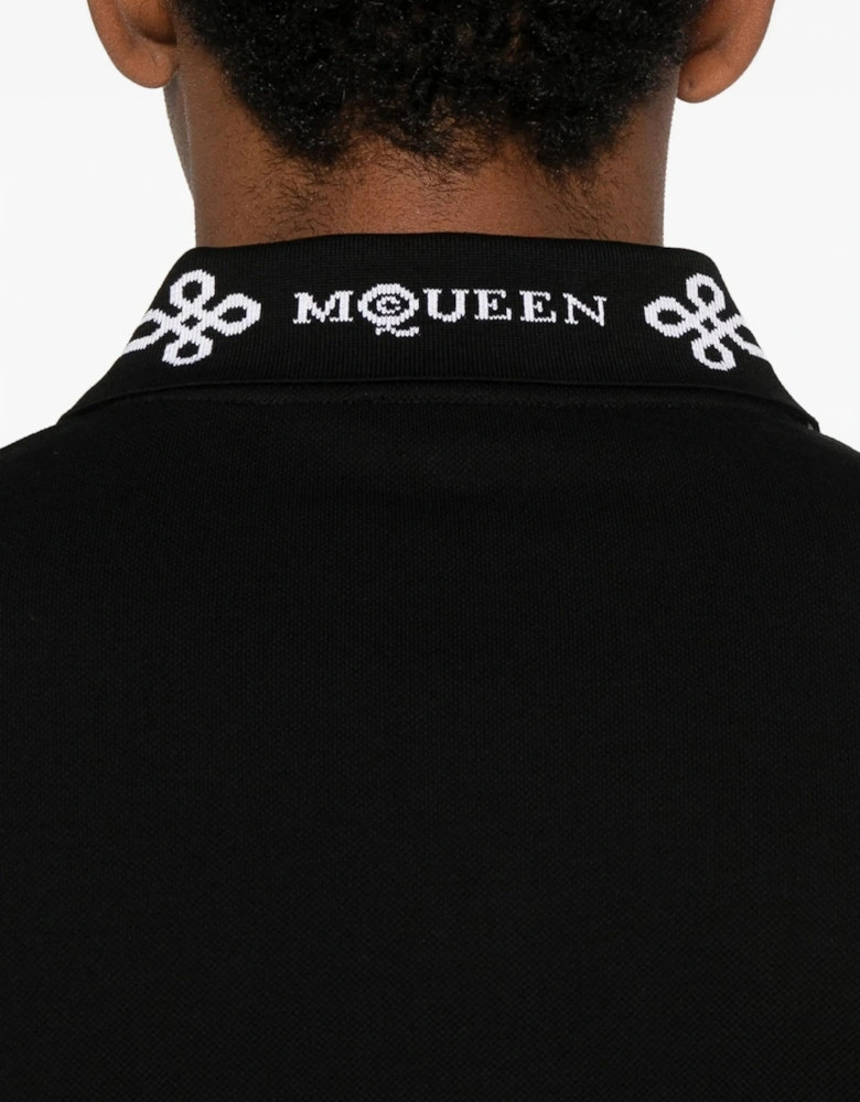 JACQUARD COLLAR POLO