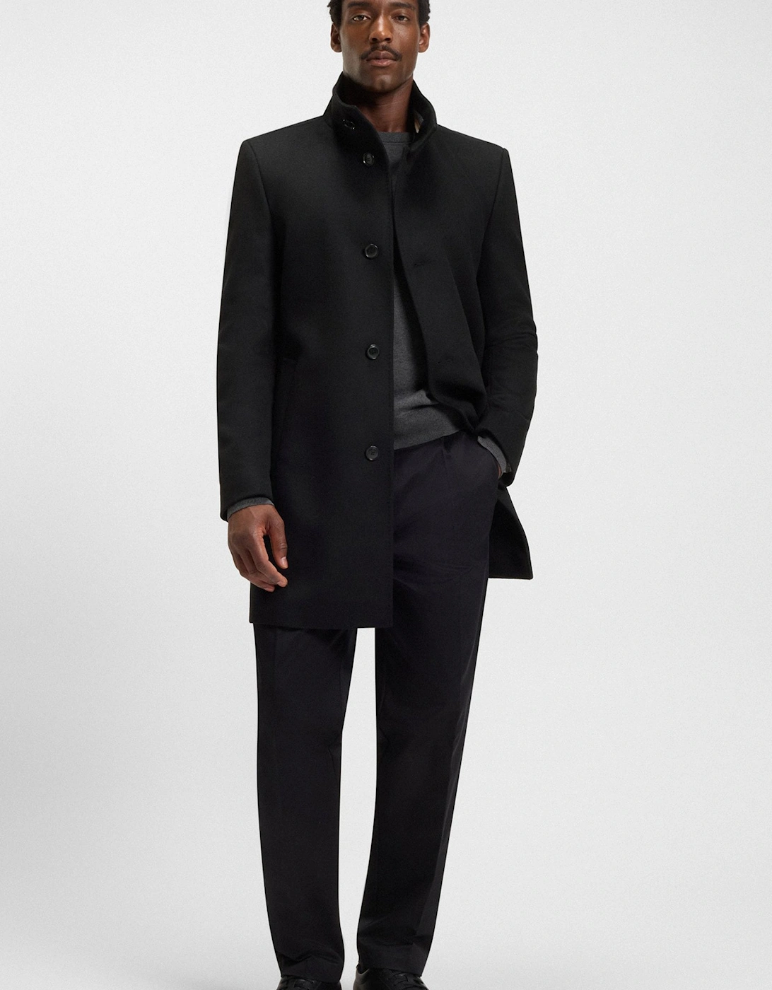 H Hyde SU 254 Coat Black