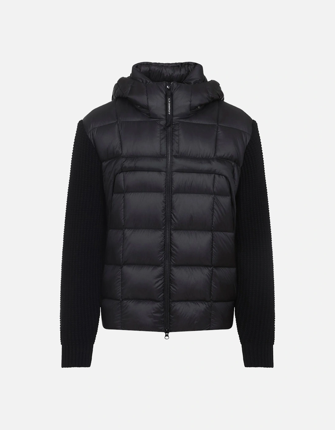 CP Company Men's HYBRID WOOL GOOGLE JACKET - Black - Size: 40/Regular