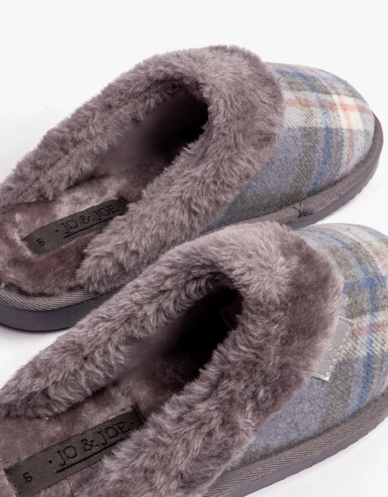 Jo & Joe SHETLAND Womens Slippers Slate Grey