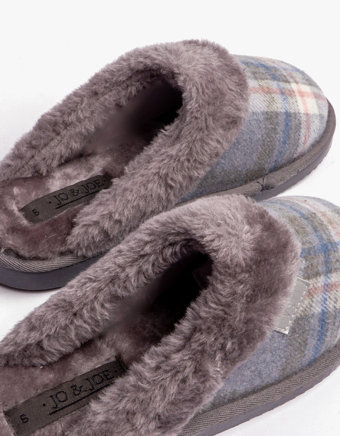 Jo & Joe SHETLAND Womens Slippers Slate Grey
