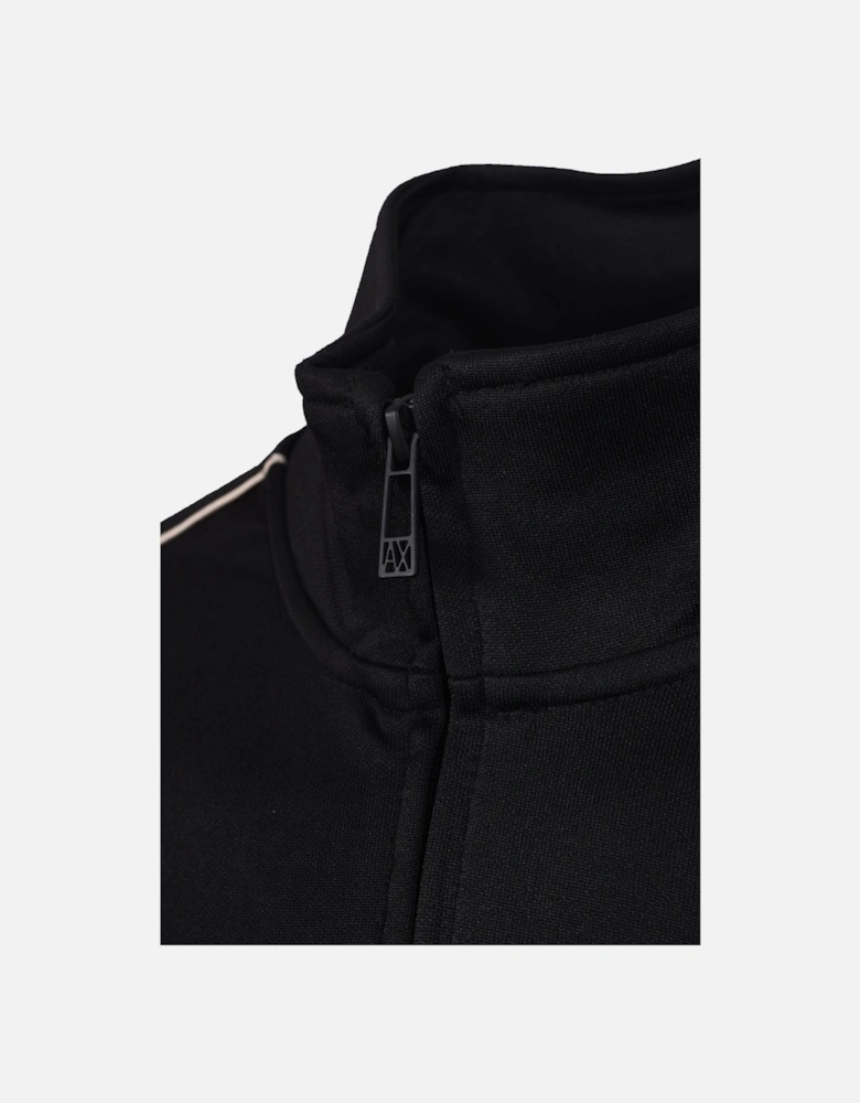 Full Zip Track Top Black