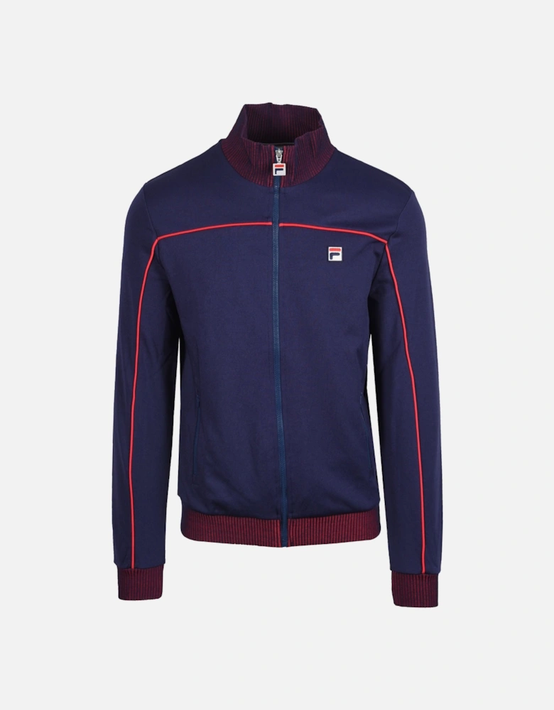 Vintage Zayn Lenticular Track Top Navy/Red