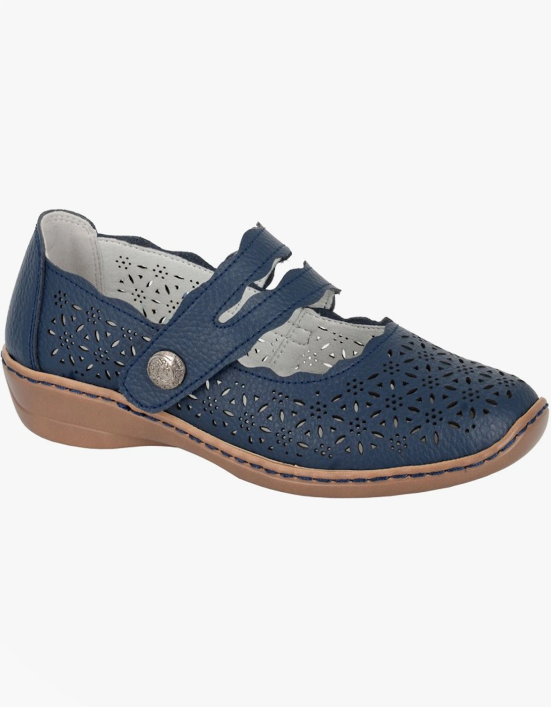L641C Ladies Shoes Navy Blue, 2 of 1