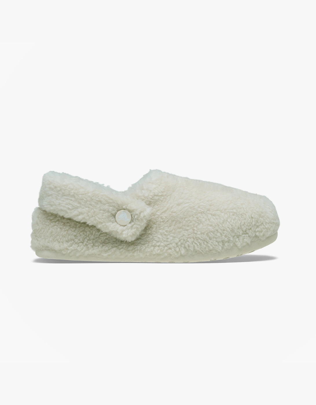 Crocs CLASSIC COZZZY Unisex Slippers Stucco - White - Size: MEN s uk 9 / women s uk 10