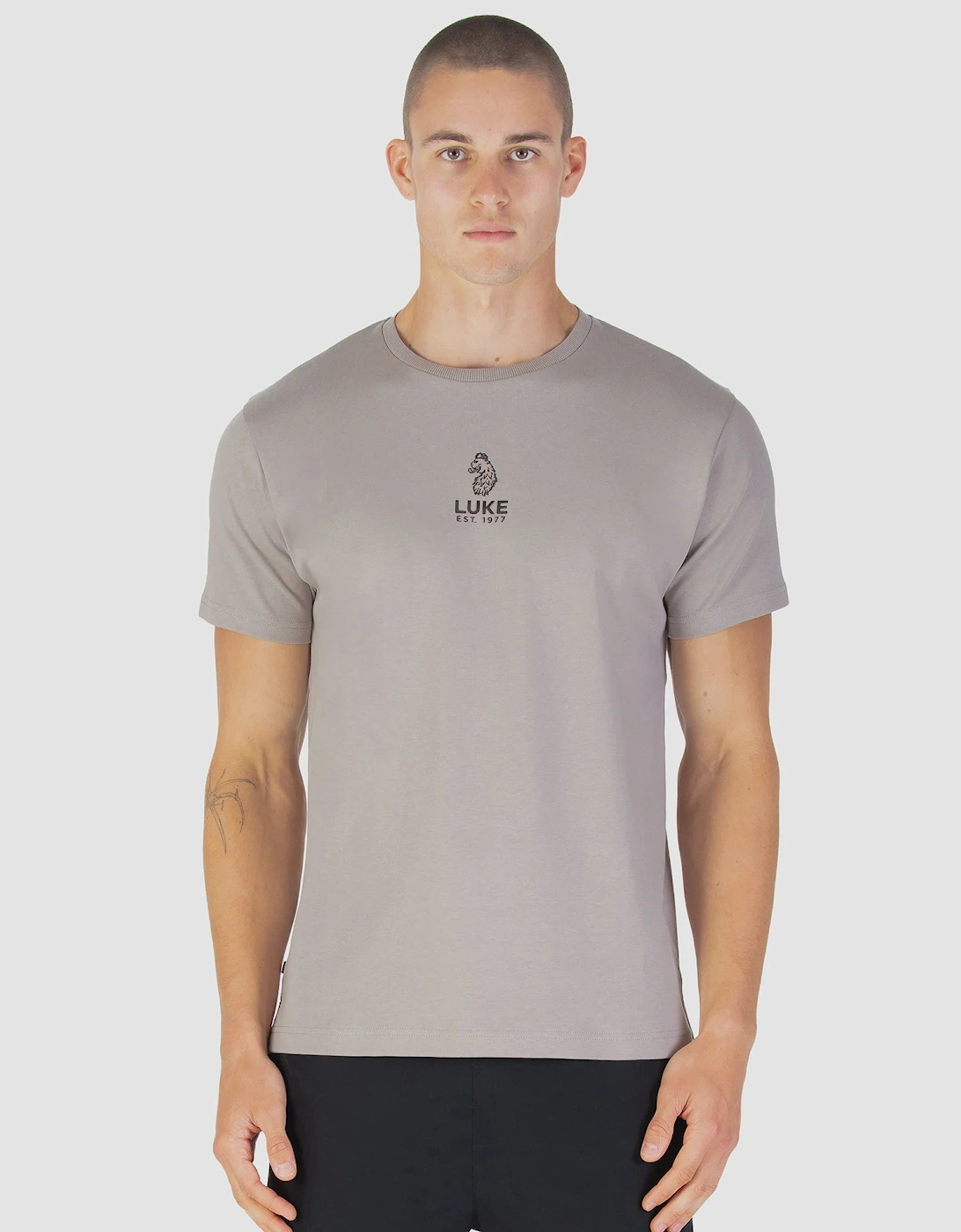 Centre Fold T-Shirt - Cement Black, 8 of 7
