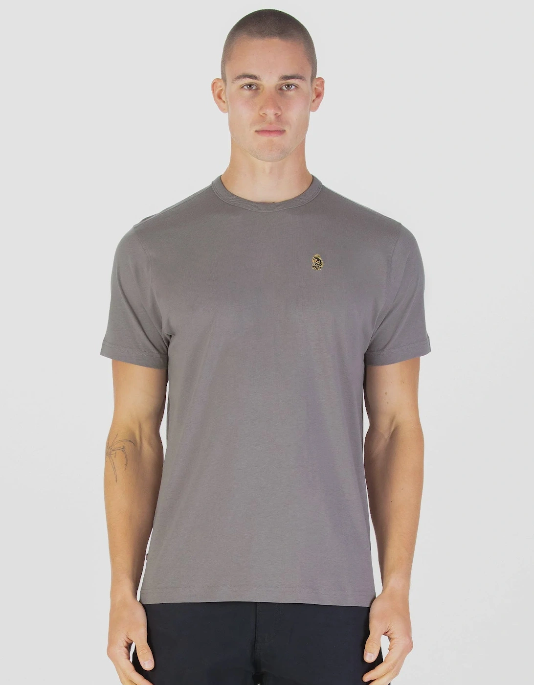 Luke 1977 Traff 1000 T-Shirt - Concrete - Grey - Size: SMALL