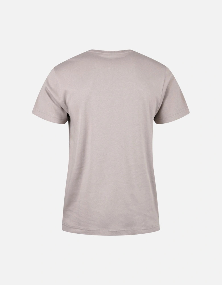 Centre Fold T-Shirt - Cement Black