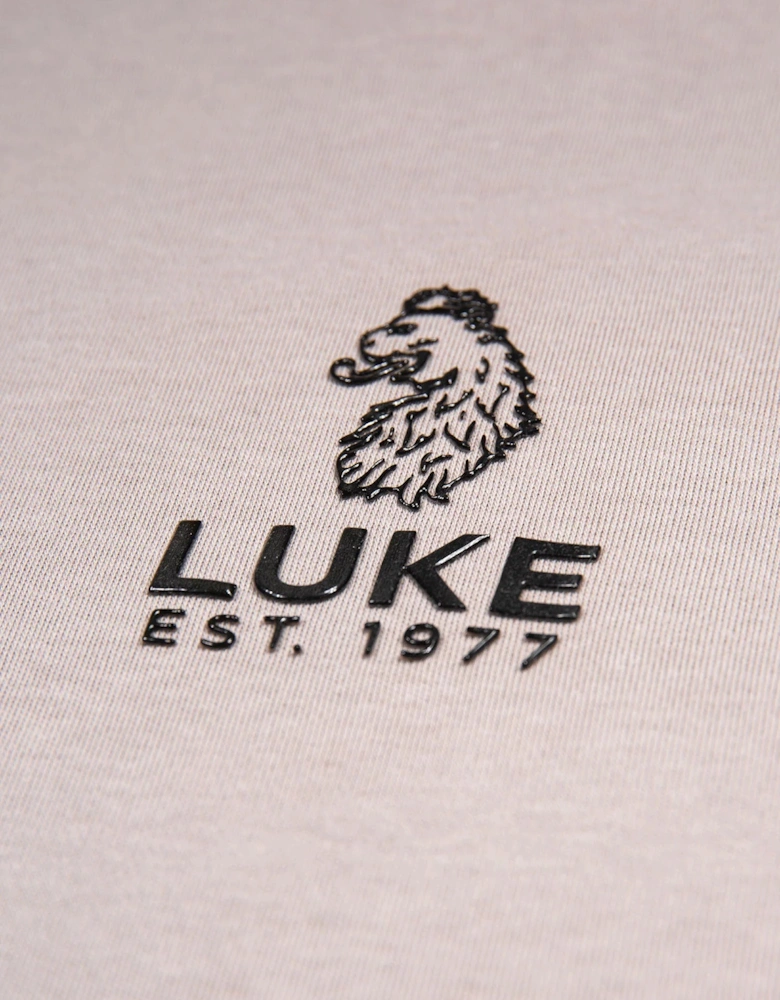 Centre Fold T-Shirt - Cement Black