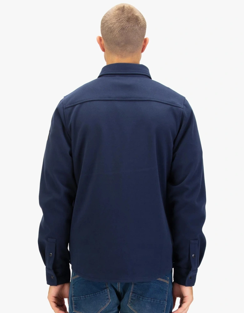 Ettrick Soft Overshirt - Navy Blue