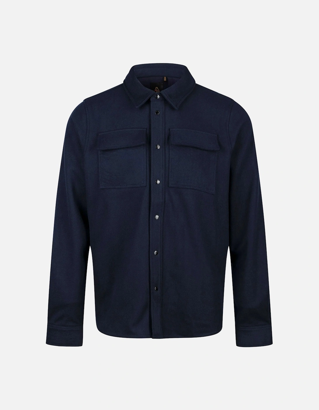 Ettrick Soft Overshirt - Navy Blue
