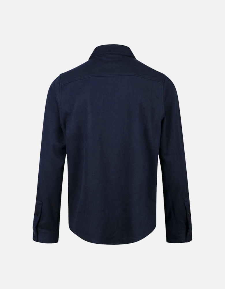 Ettrick Soft Overshirt - Navy Blue