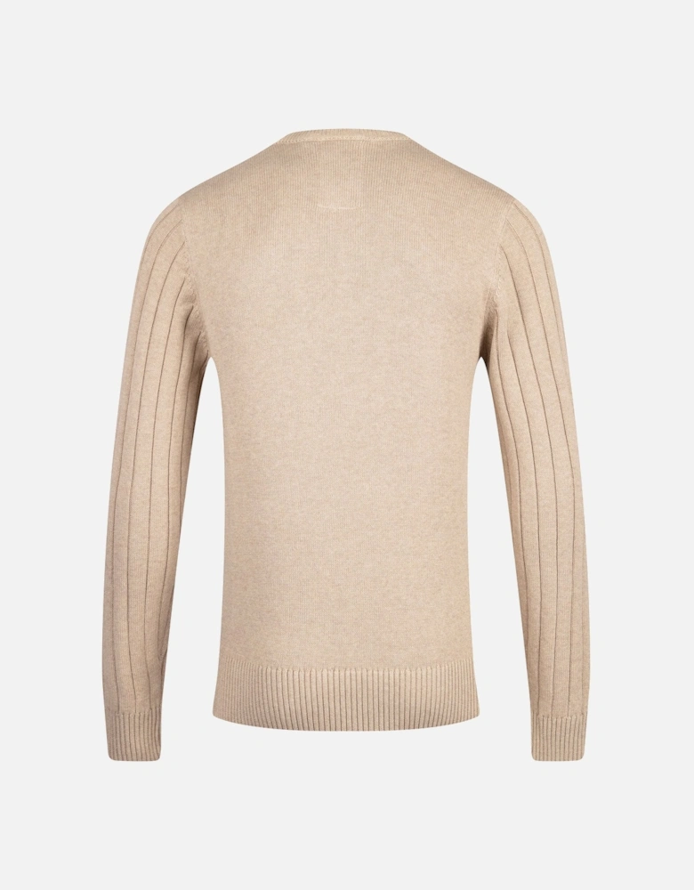 Mitcham Cable Knit Jumper - Stone