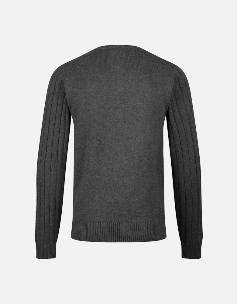 Mitcham Cable Knit Jumper - Charcoal