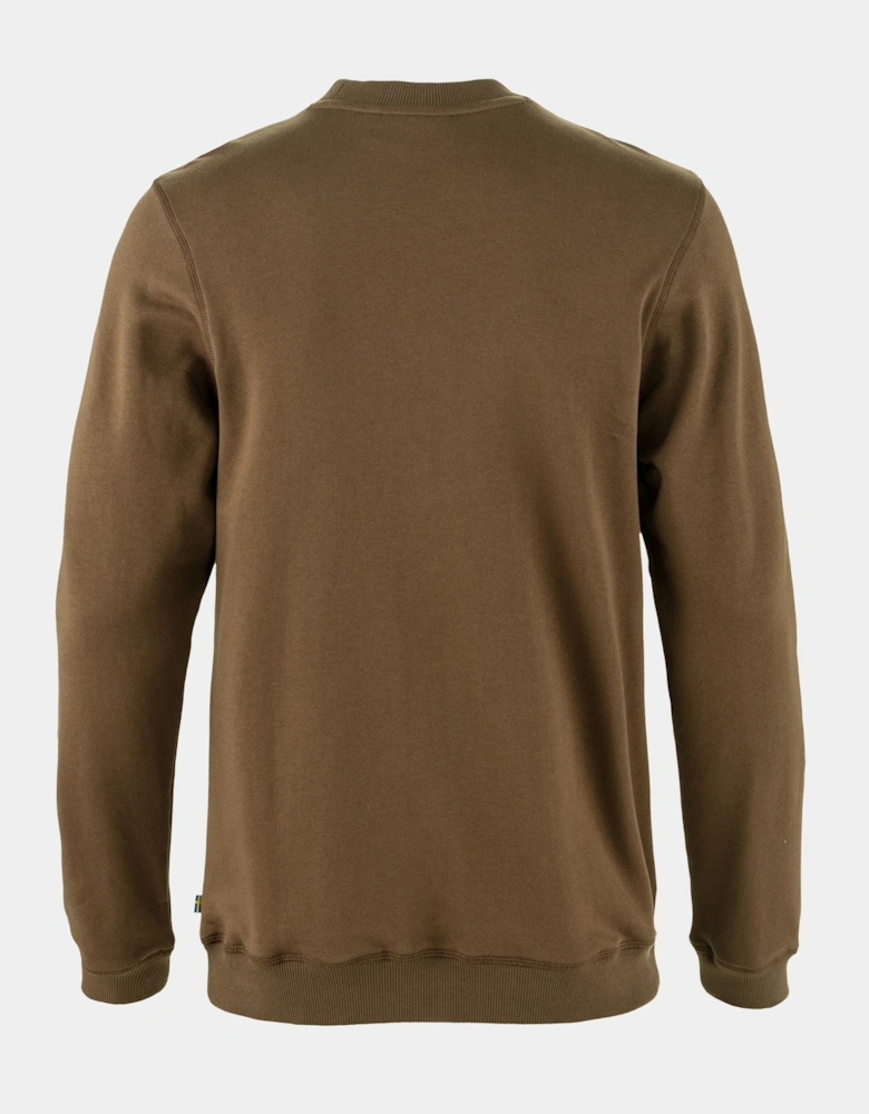 1960 Logo Badge Mens Sweatshirt - Dark Oak 299