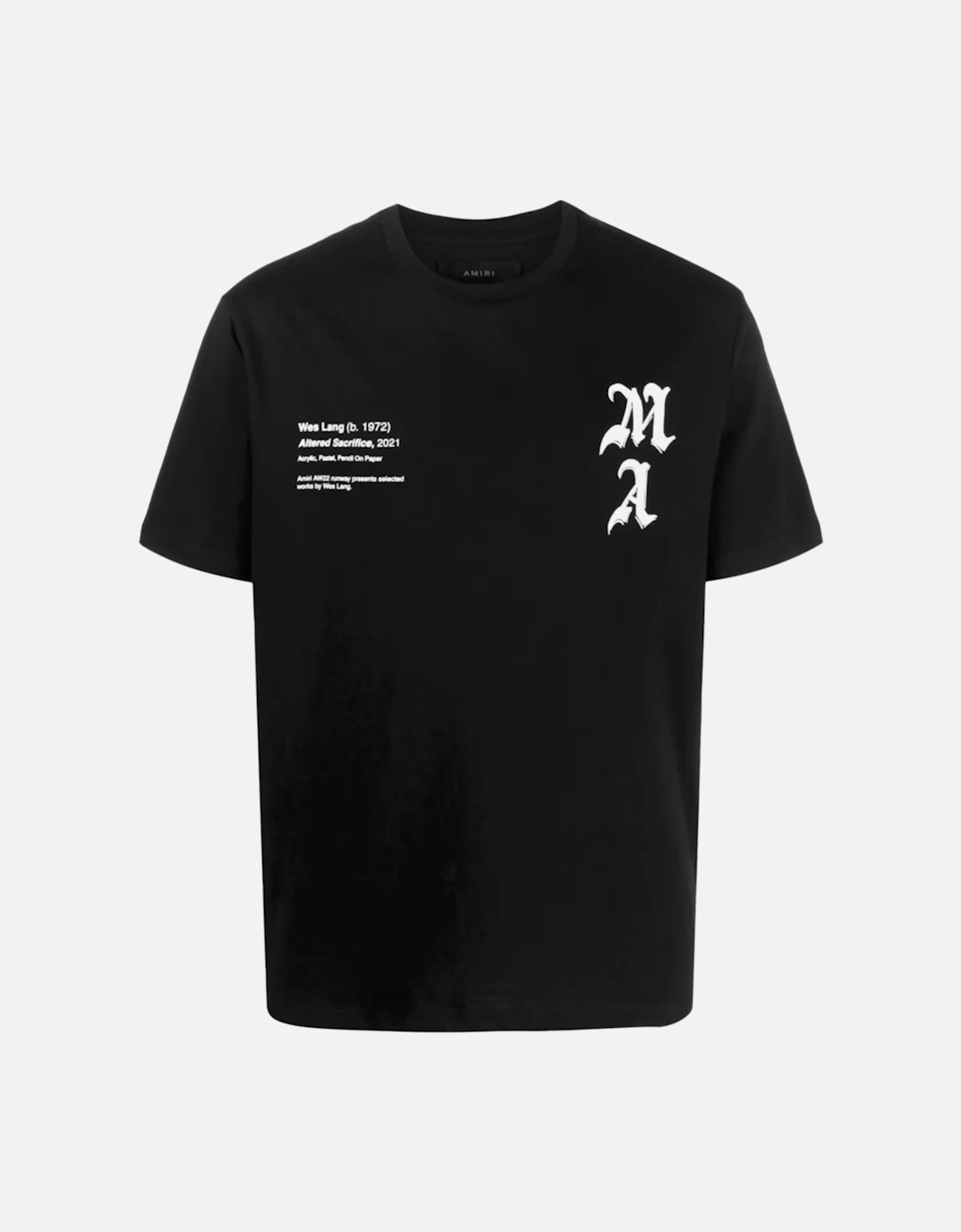 X WES LANG CHECKER SKULL TEE BLACK, 4 of 3
