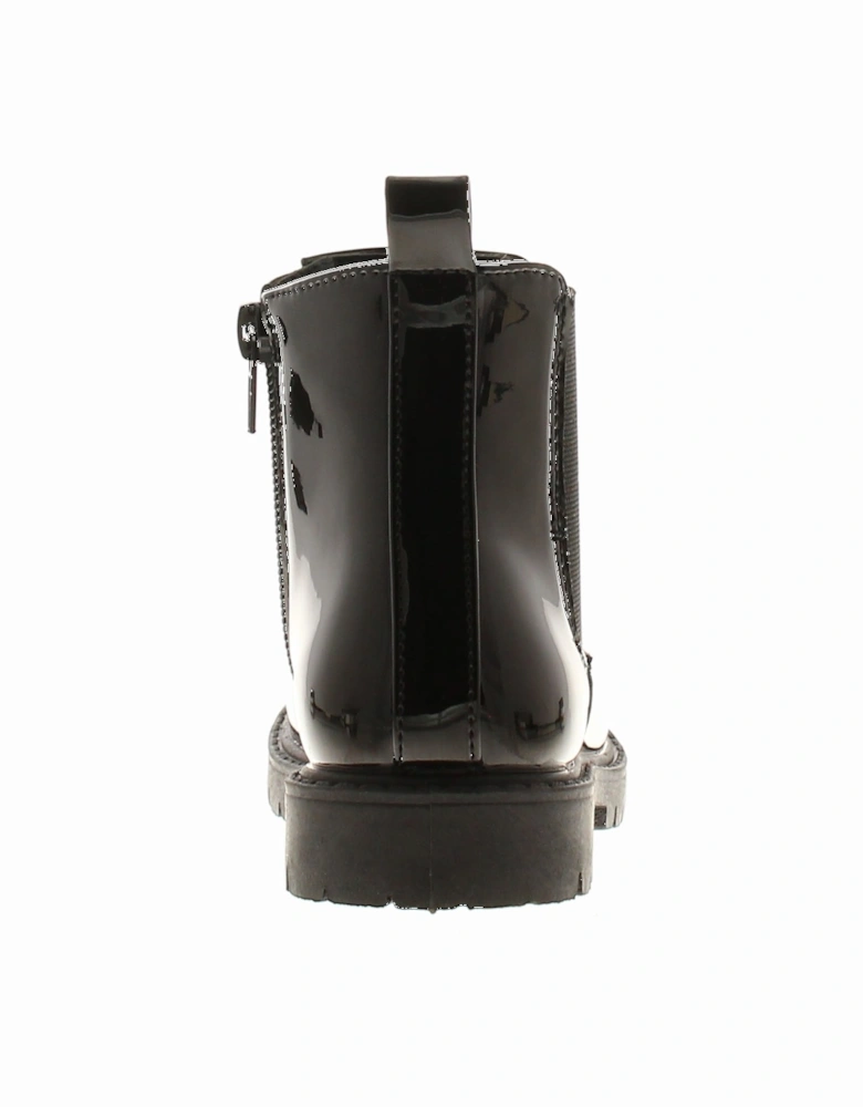 Girls Boots Ankle Chelsea Smooth Zip Fastening assorted UK Siz