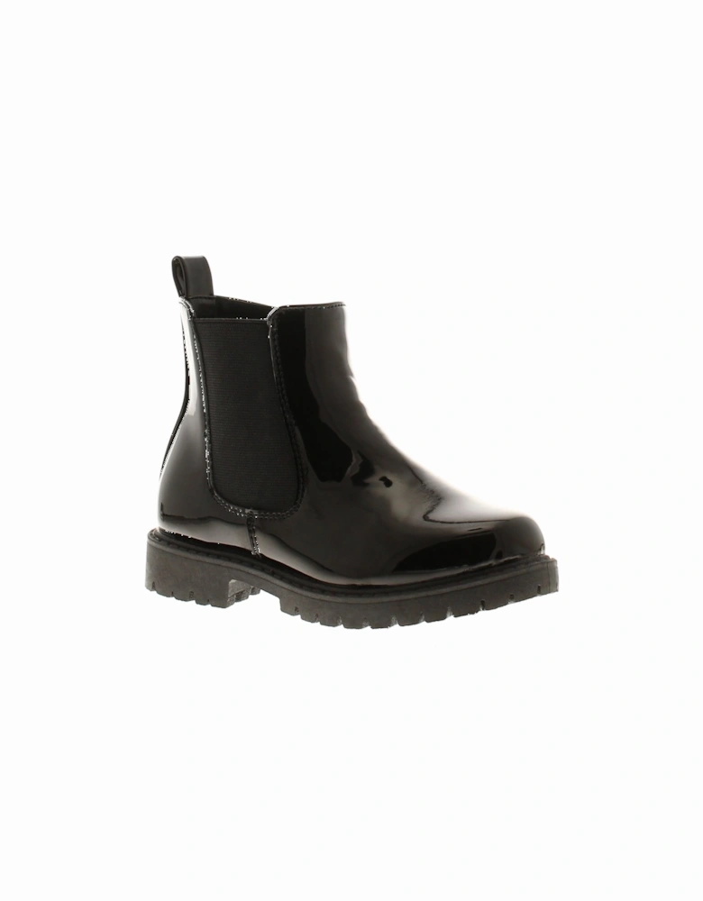 Girls Boots Ankle Chelsea Smooth Zip Fastening assorted UK Siz