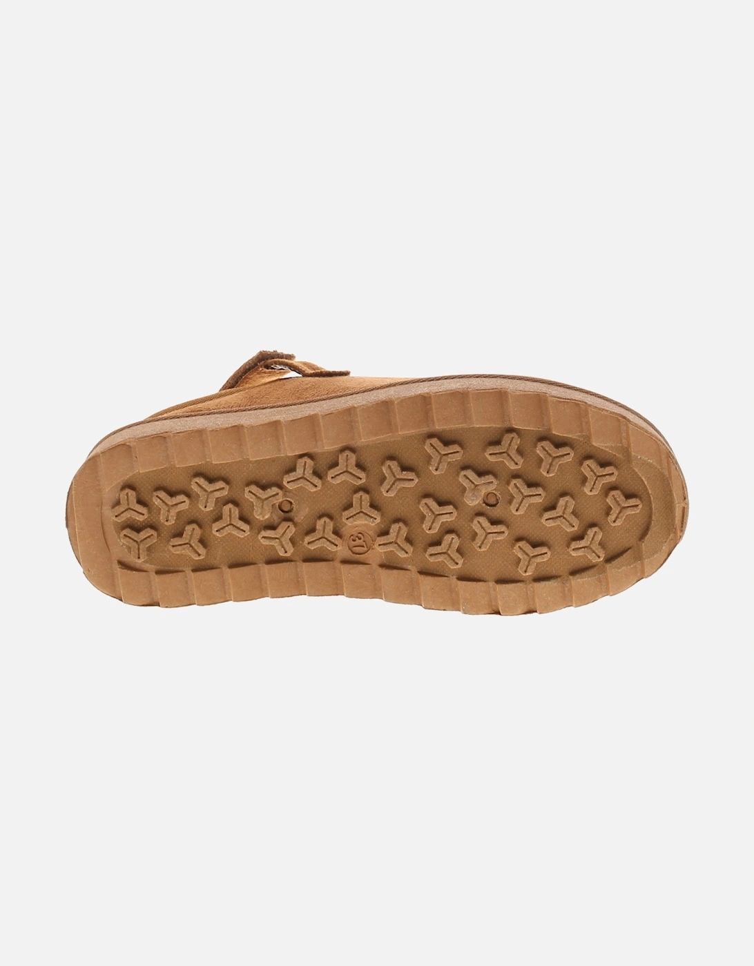 Womens Chunky Sandals Planted Adjustable Strap tan UK Size