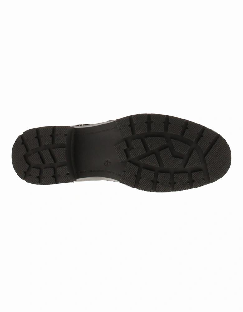 Womens Biker Boots Parade Zip black UK Size