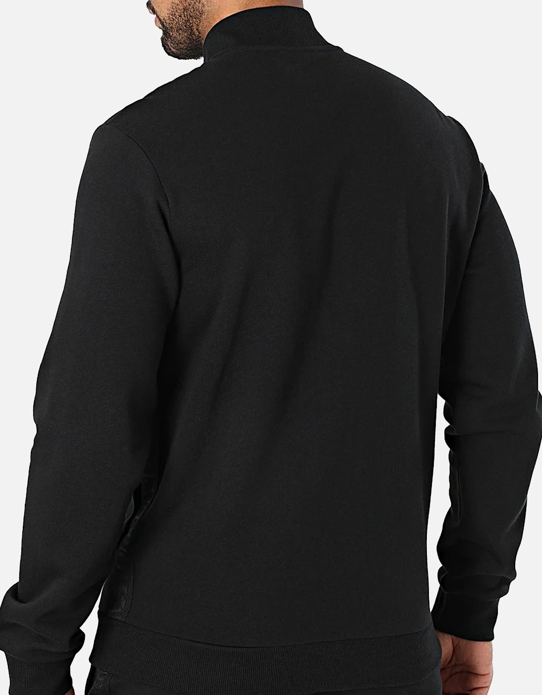 Lounge Side Logo Full Zip Tracksuit Black