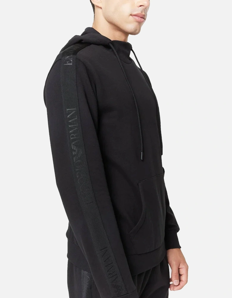 Lounge Side Logo Hoodie Black