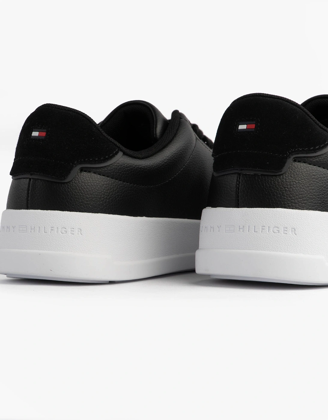 TH COURT LTH DETAIL Mens Trainers Black