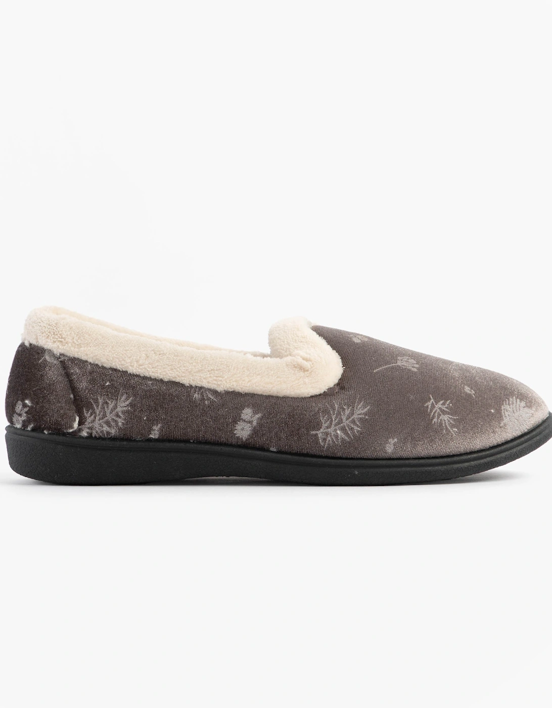 Jo & Joe ANNIE Womens Full Slippers Grey, 7 of 6