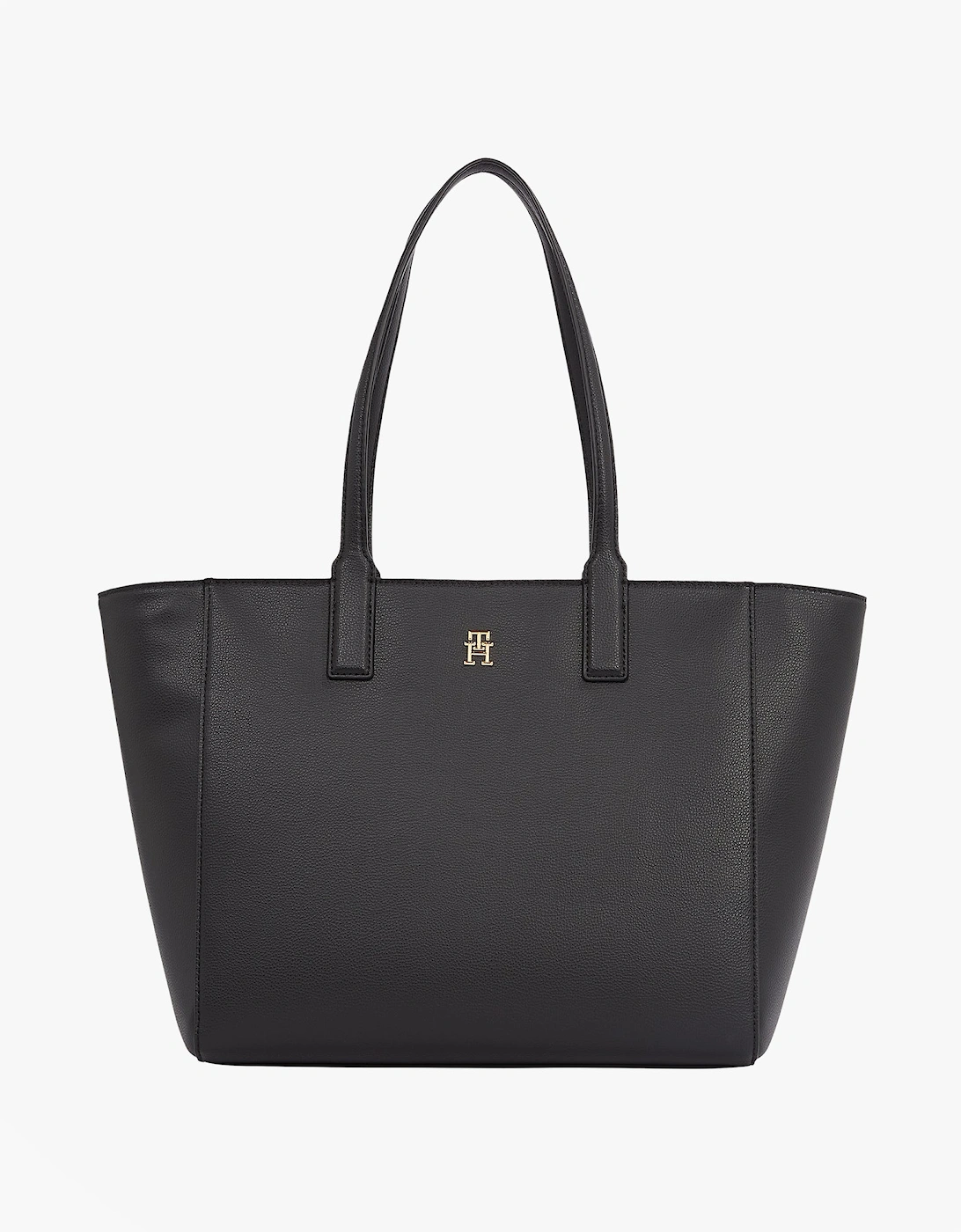 Women's Tommy Hilfiger SOFT LOGO TOTE Womens Handbag Black