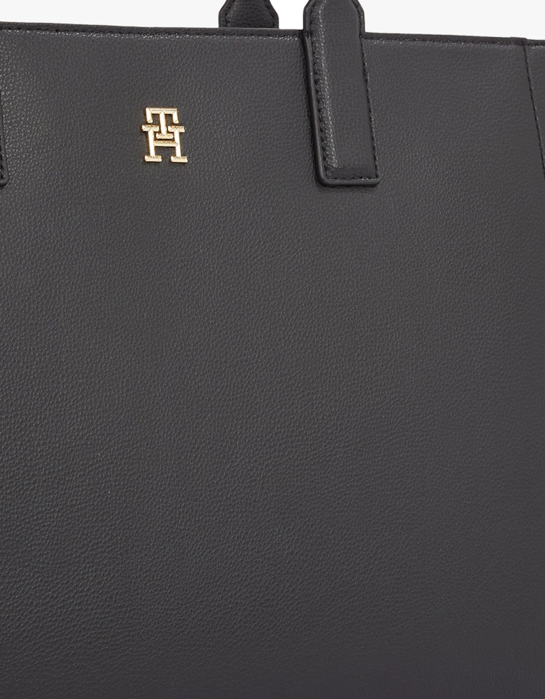 SOFT LOGO TOTE Womens Handbag Black