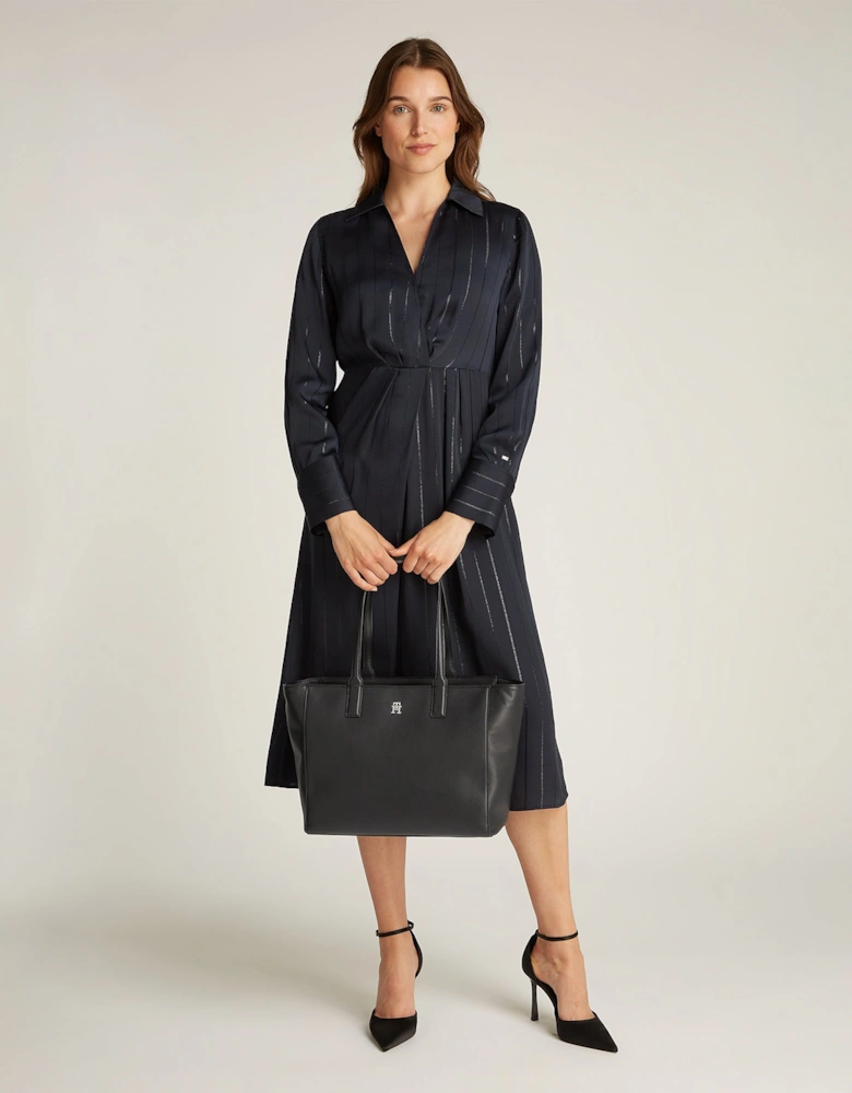 SOFT LOGO TOTE Womens Handbag Black