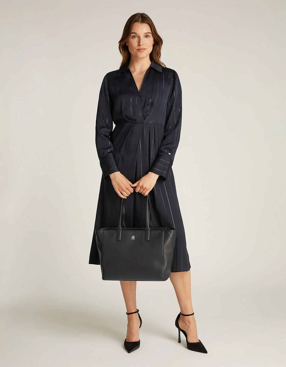 SOFT LOGO TOTE Womens Handbag Black