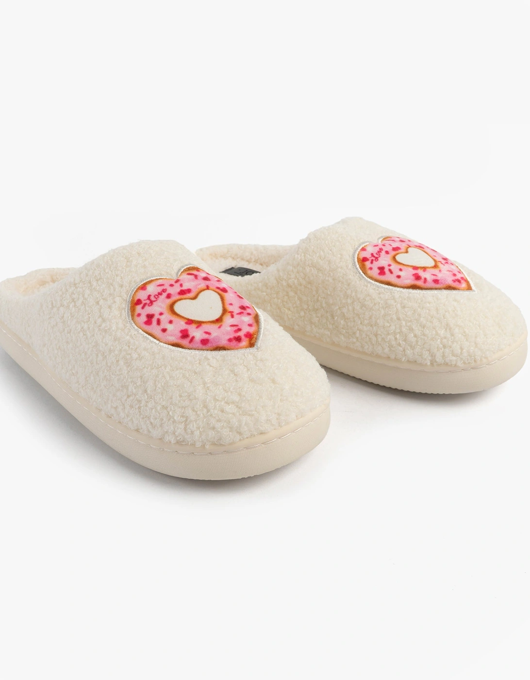 Jo & Joe DELIGHT Womens Mule Slippers Cream