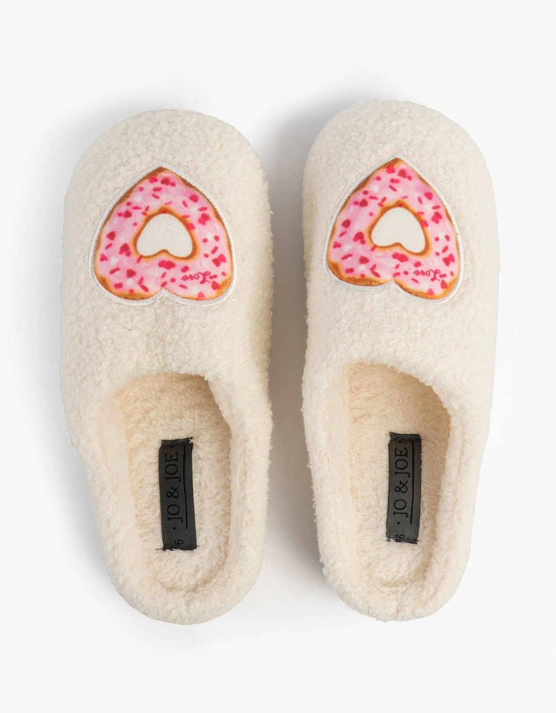 Jo & Joe DELIGHT Womens Mule Slippers Cream, 7 of 6