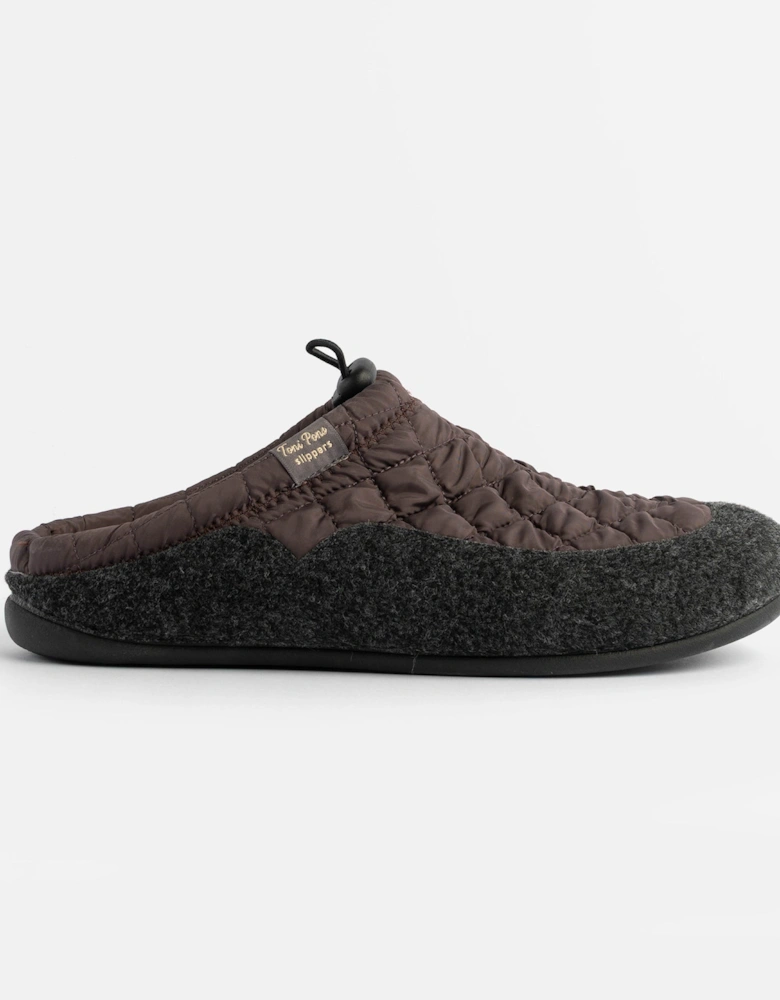 NADIR-UM Mens Mule Slippers Pruna Wine