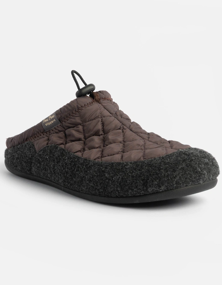NADIR-UM Mens Mule Slippers Pruna Wine