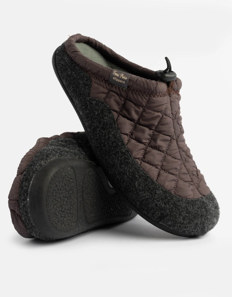 NADIR-UM Mens Mule Slippers Pruna Wine