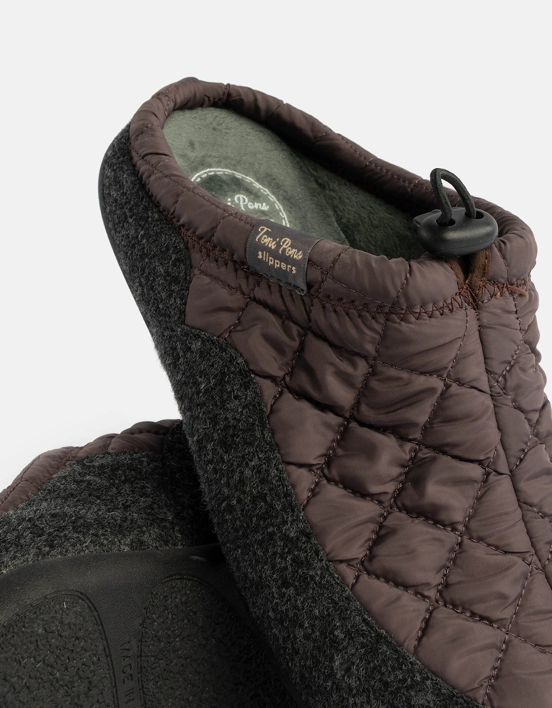 NADIR-UM Mens Mule Slippers Pruna Wine