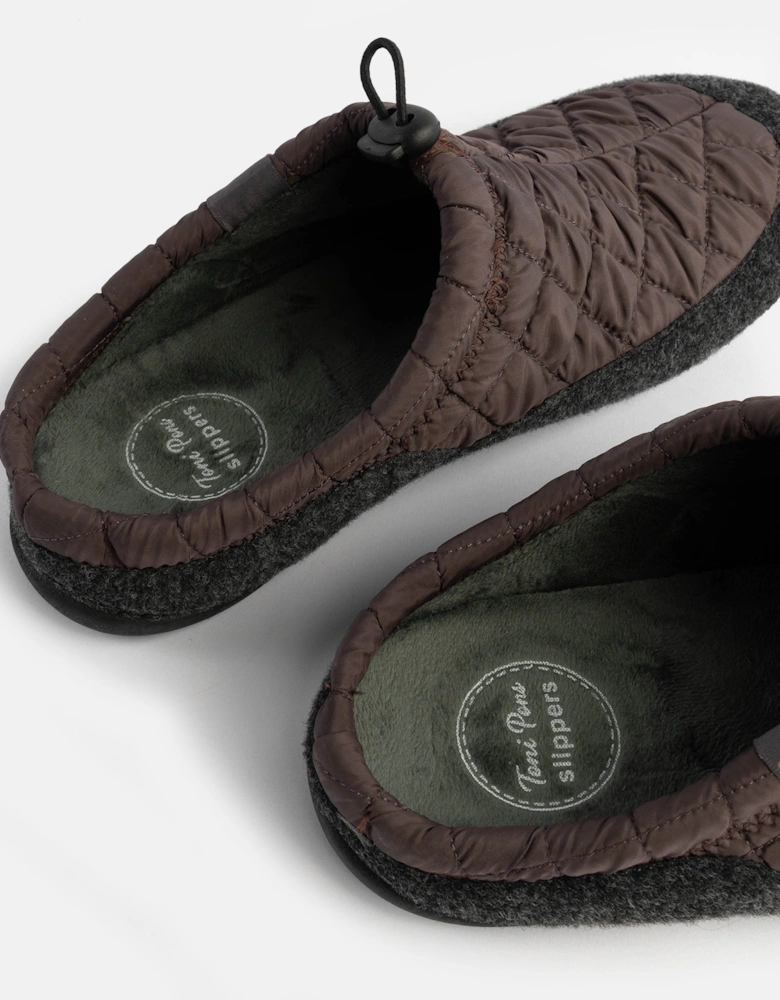 NADIR-UM Mens Mule Slippers Pruna Wine
