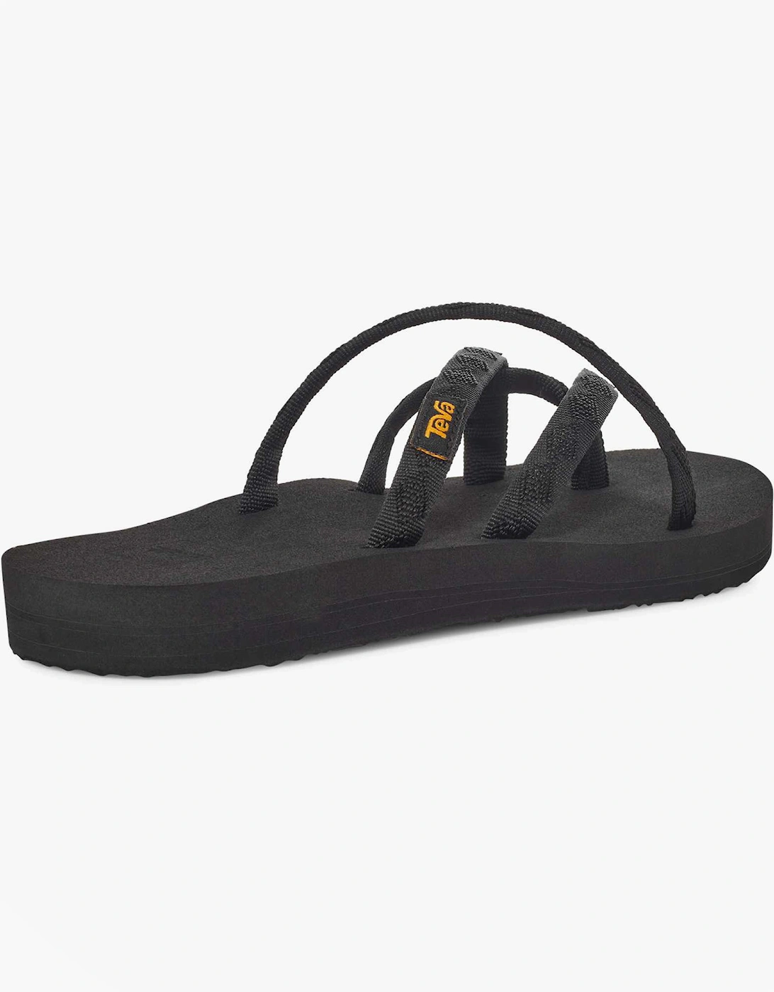 OLOWAHU Womens Flip Flop All Black