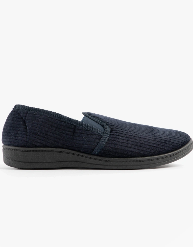 Jo & Joe HARRY Mens Full Slippers Navy