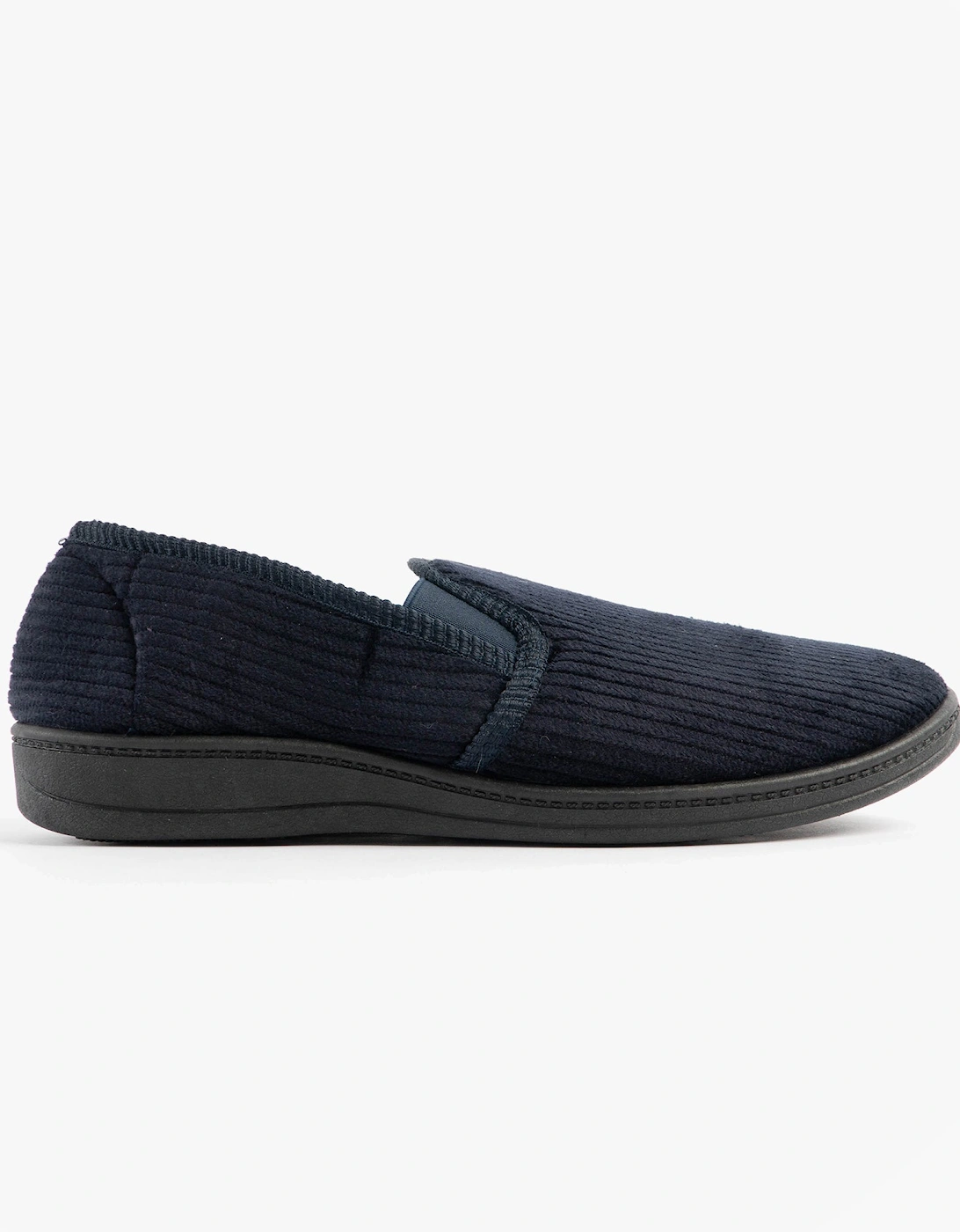 Jo & Joe HARRY Mens Full Slippers Navy, 7 of 6
